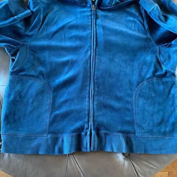 Charter Club Velour Active Jacket Plus Size - Picture 2 of 8